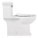 Signature Hardware White 1.28 gpf Elongated One Piece ADA Compliant Skirted Toilet with Seat 