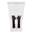 Signature Hardware White 1.28 gpf Elongated Floor Mount One Piece Toilet with Seat 