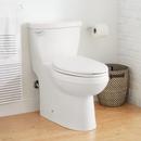Signature Hardware White 1.28 gpf Elongated Floor Mount One Piece Toilet with Seat 