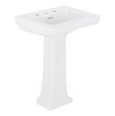 Signature Hardware White Pedestal Only 