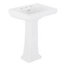 Signature Hardware White Pedestal Only