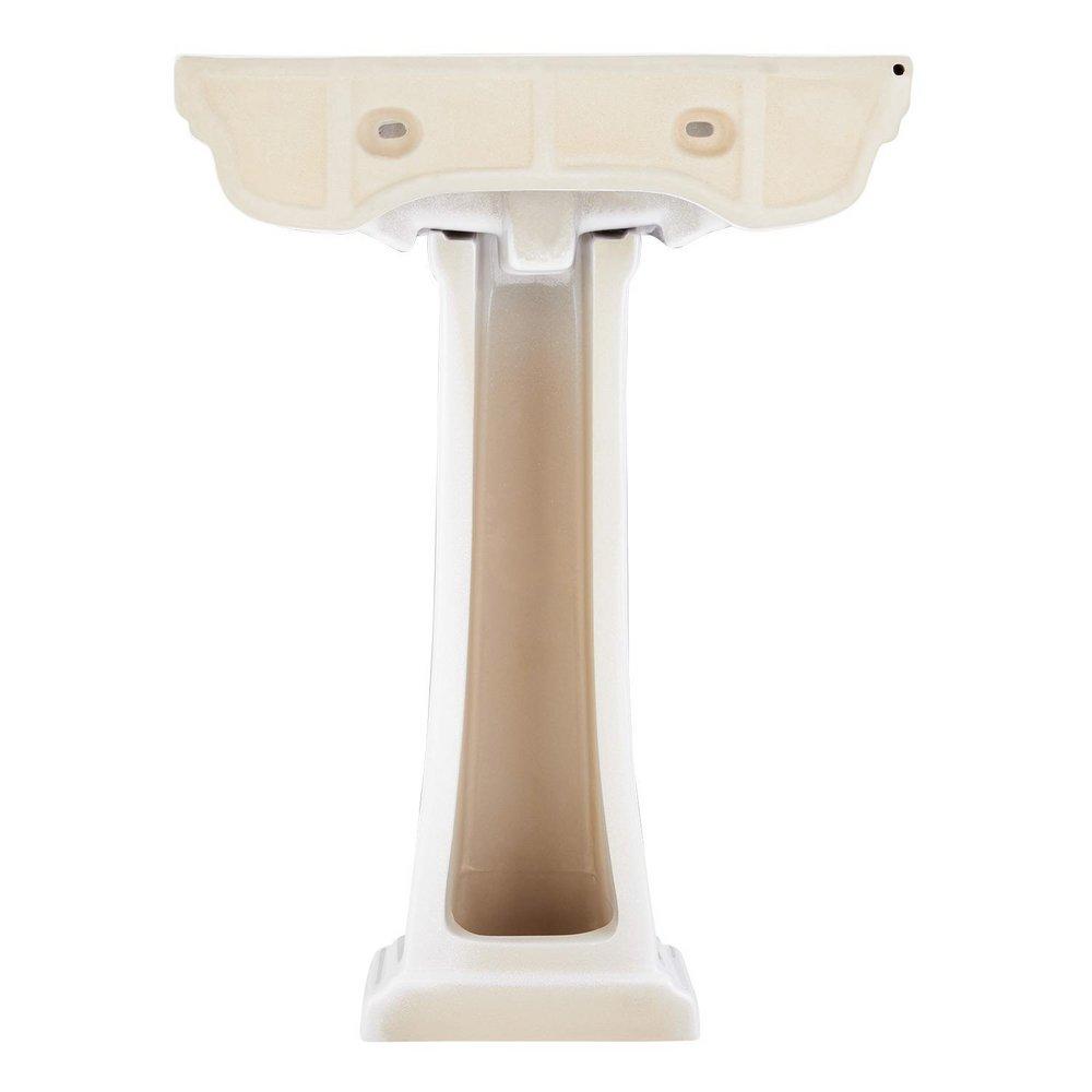 Signature Hardware White Pedestal Only 