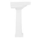 Signature Hardware White Pedestal Only 