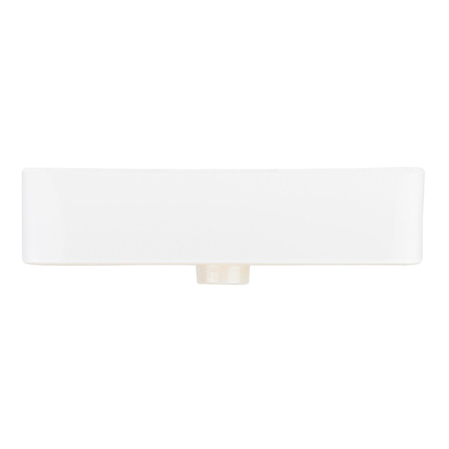 Signature Hardware White Vessel 
