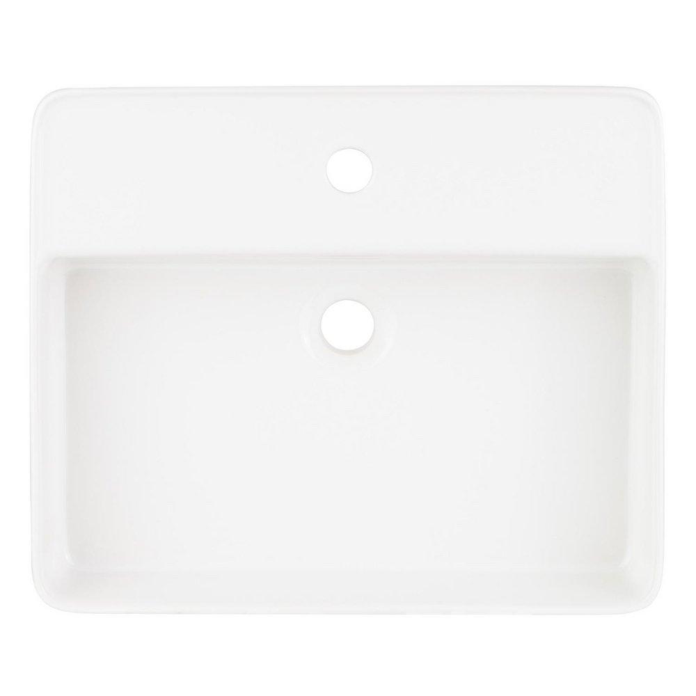 Signature Hardware White Vessel 