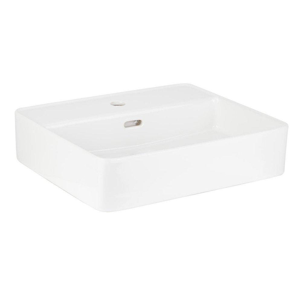 Signature Hardware White Vessel 
