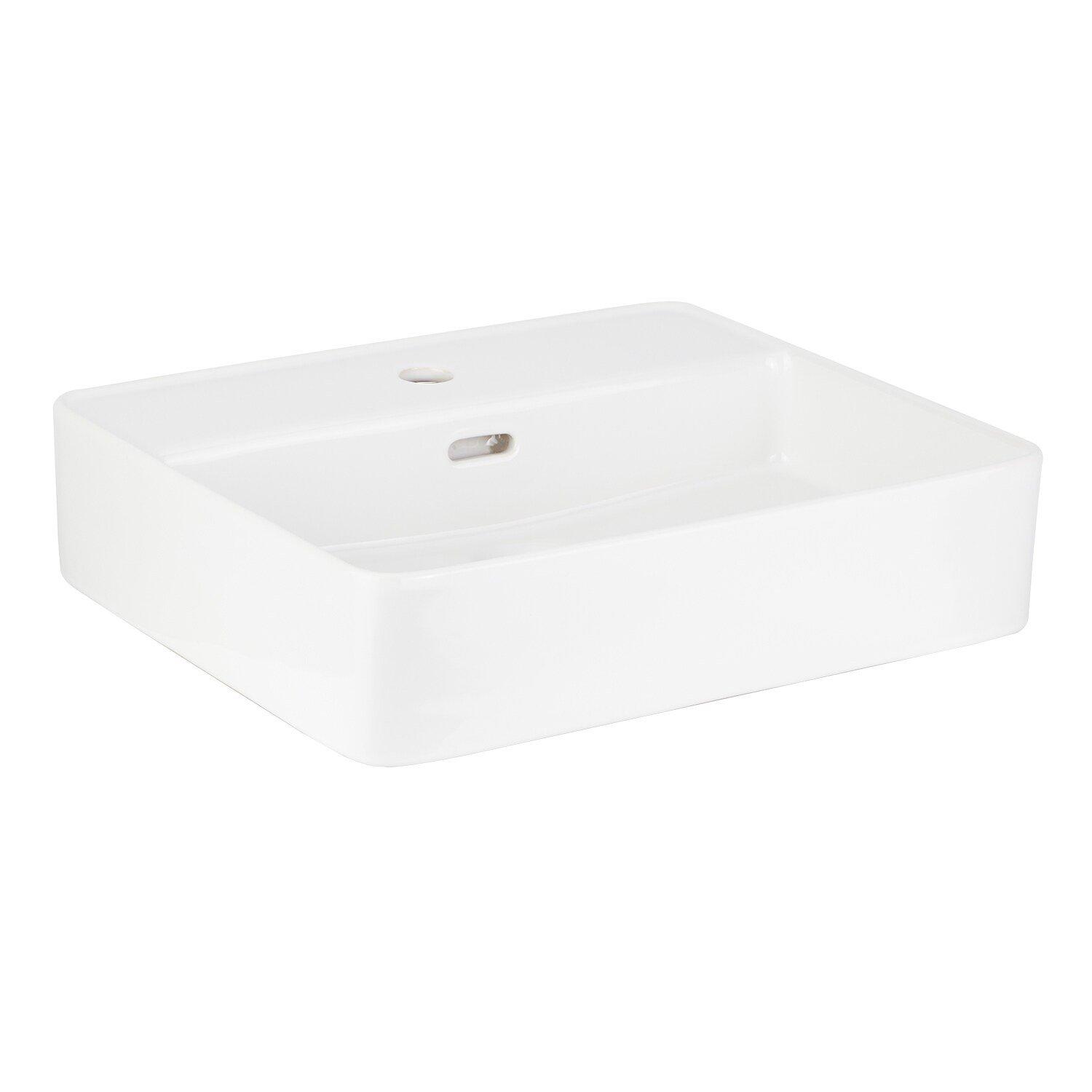 Signature Hardware White Vessel 