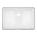 Signature Hardware White 18 x 13 in. Rectangular Undermount Bathroom Sink 