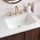 Signature Hardware White 18 x 13 in. Rectangular Undermount Bathroom Sink 