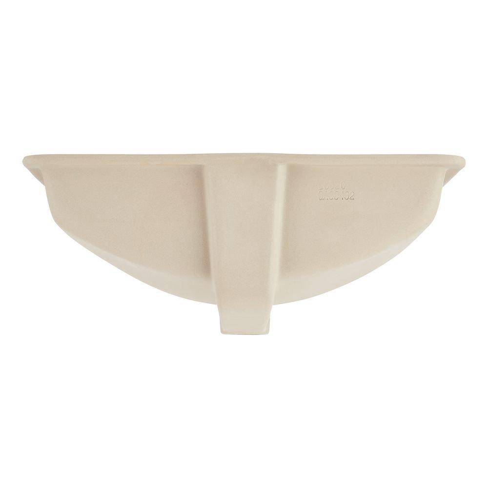 Signature Hardware White Undermount Bathroom Sink 