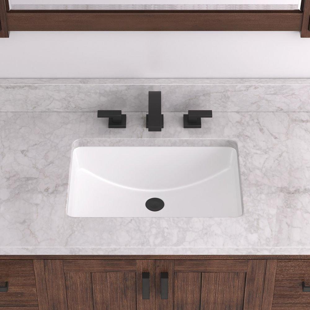 Signature Hardware White Undermount Bathroom Sink 