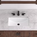 Signature Hardware White 18 x 13 in. Rectangular Undermount Bathroom Sink 