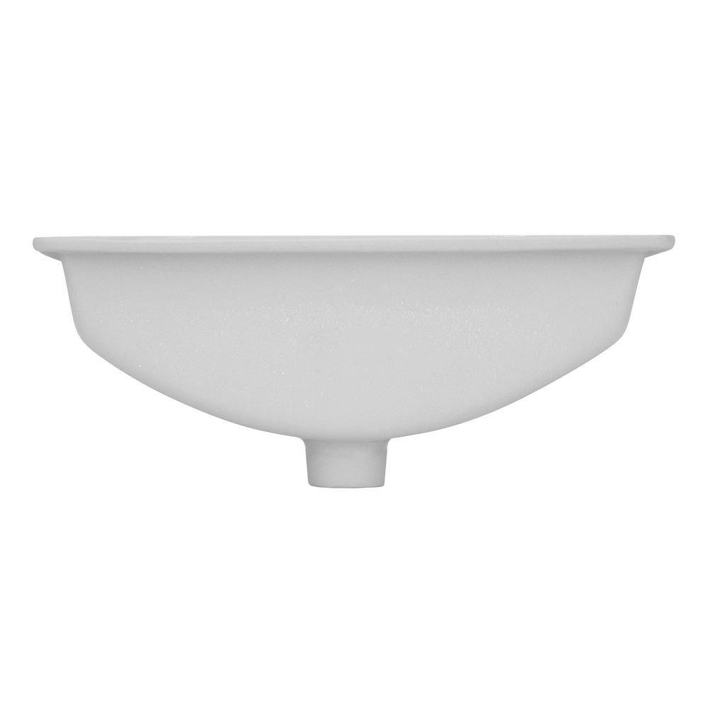 Signature Hardware White Undermount Bathroom Sink 