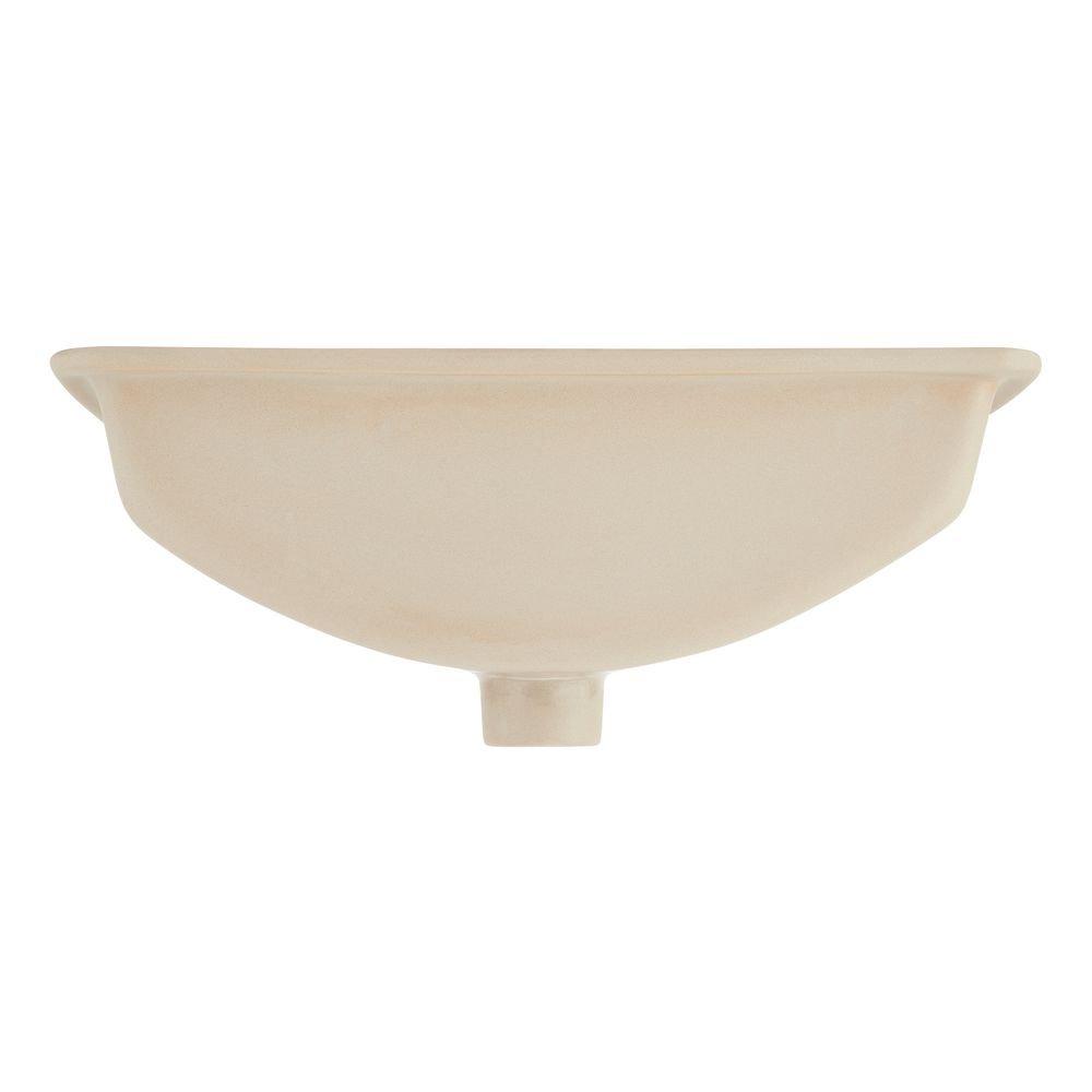 Signature Hardware White Undermount Bathroom Sink 