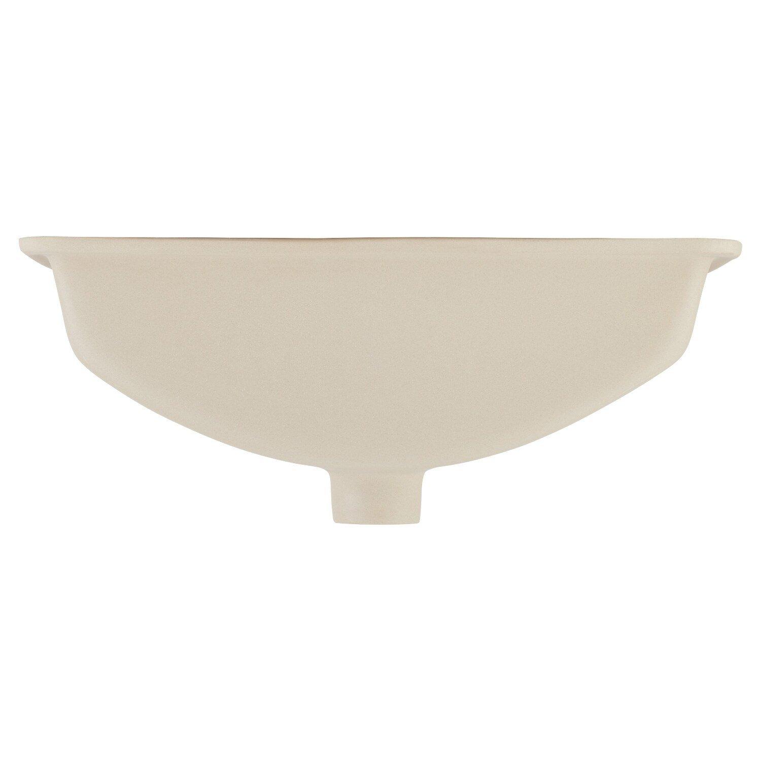 Signature Hardware White Undermount Bathroom Sink 