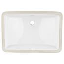 Signature Hardware White 18 x 13 in. Rectangular Undermount Bathroom Sink 