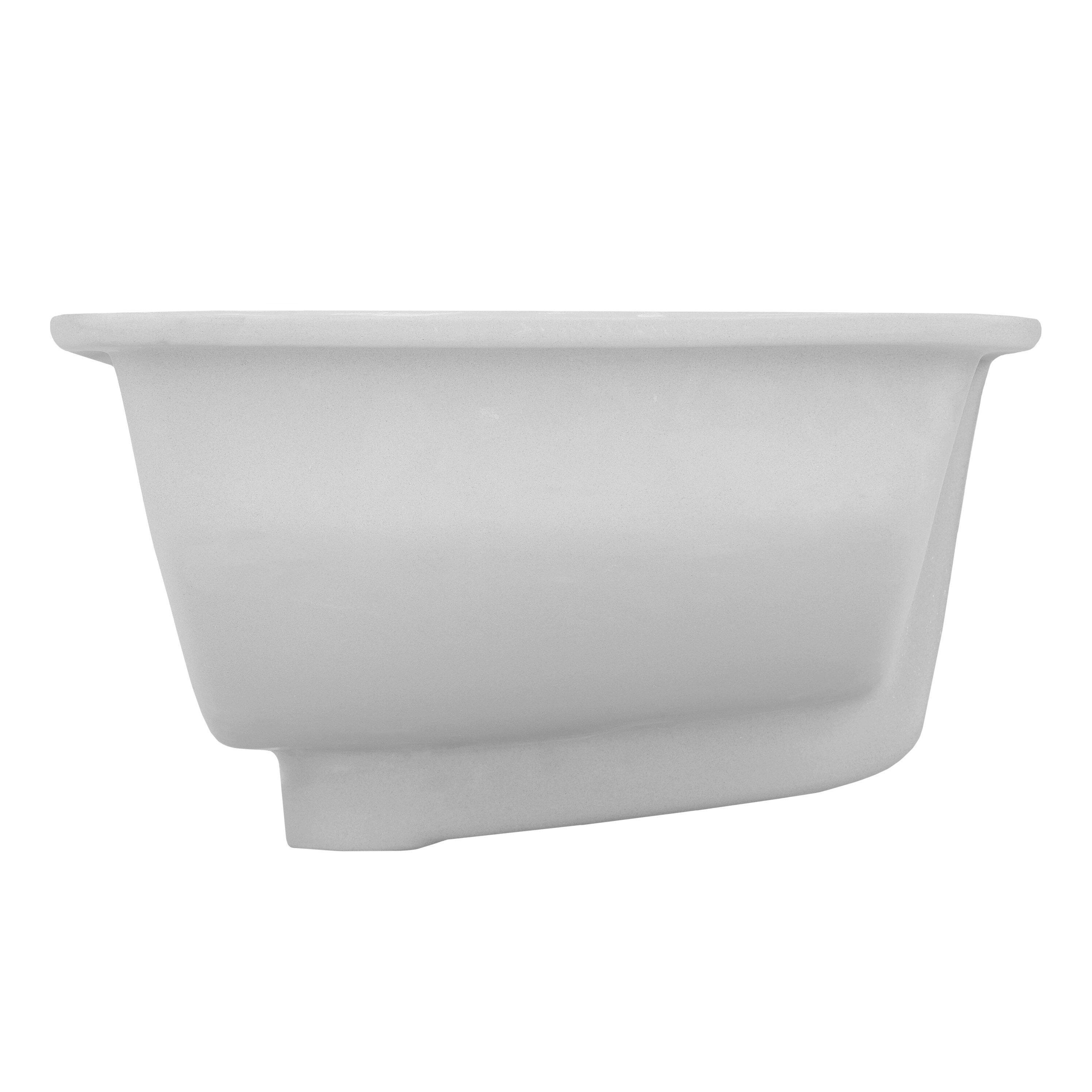 Signature Hardware White Undermount Bathroom Sink 