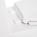 Signature Hardware White 1.28 gpf Elongated Floor Mount One Piece Toilet with Seat 