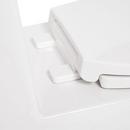 Signature Hardware White 1.28 gpf Elongated One Piece Toilet 