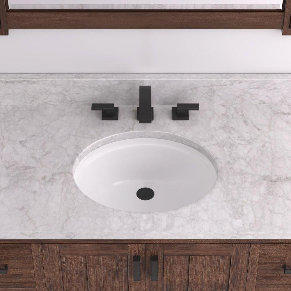 Signature Hardware White Undermount Bathroom Sink 