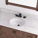 Signature Hardware White 17 in. Undermount Basin 