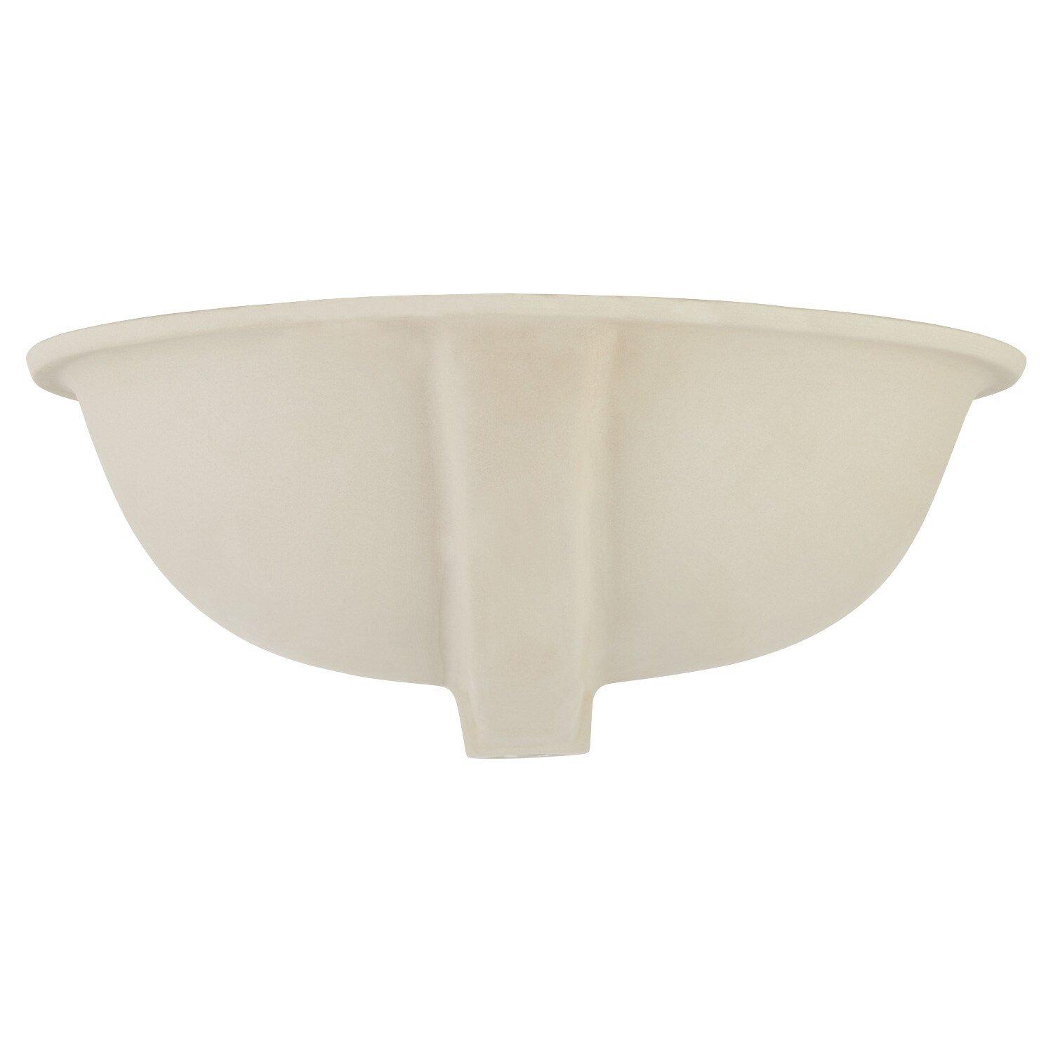 Signature Hardware White Undermount Bathroom Sink 