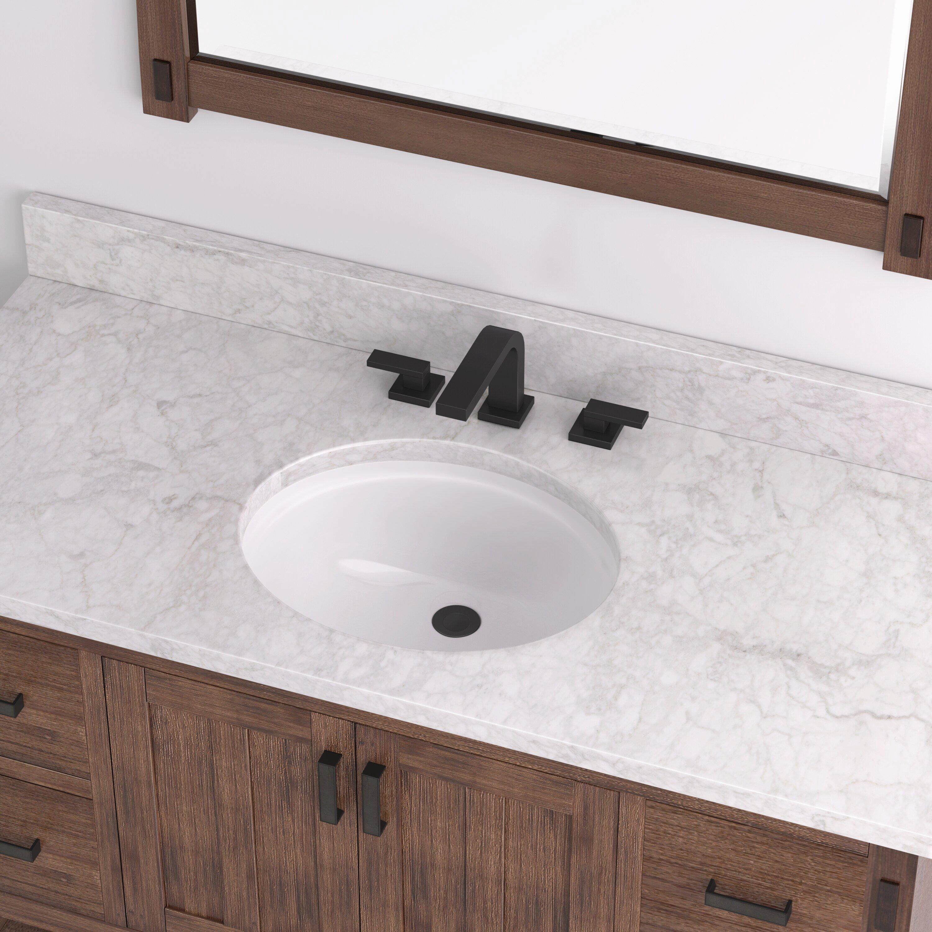 Signature Hardware White Undermount Bathroom Sink 