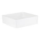 Signature Hardware White 16 in. Rectangular Fireclay Vessel Bathroom Sink 
