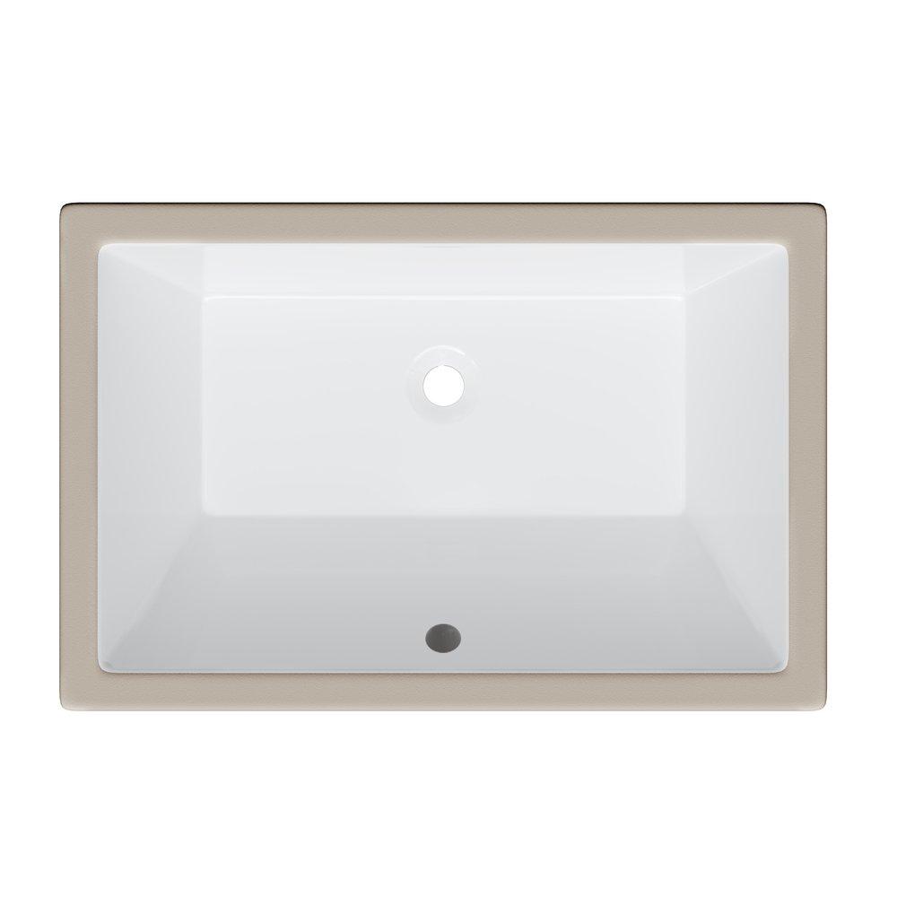 Undermount Bathroom Sink White 