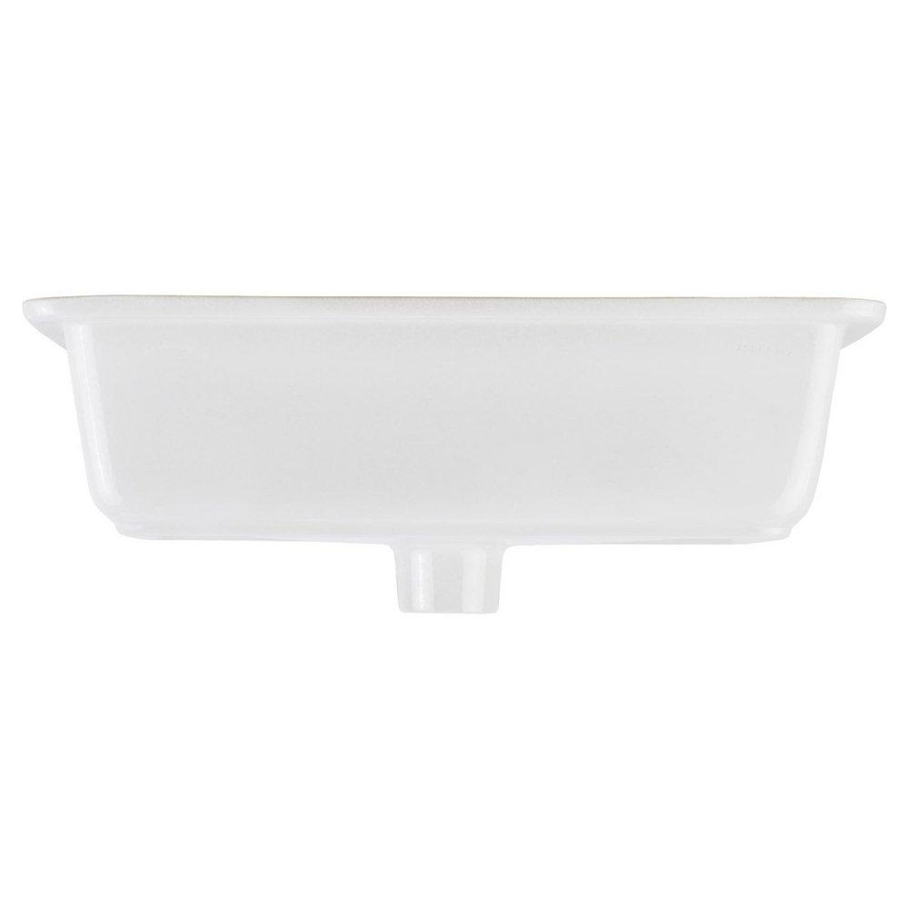 Signature Hardware White 20 in. Rectangular Undermount Basin 
