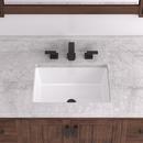 Signature Hardware White 20 in. Rectangular Undermount Basin 