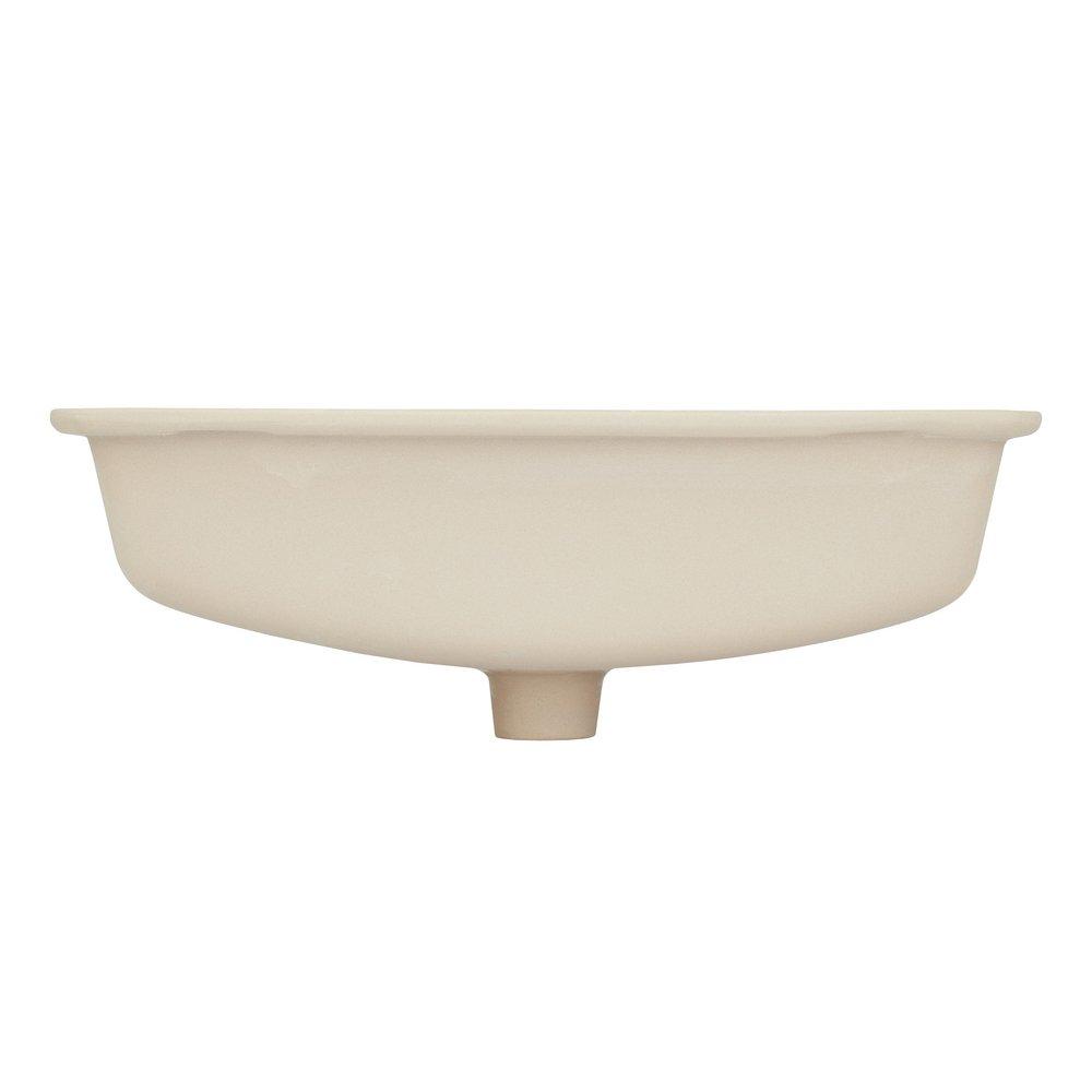 Signature Hardware White 20-7/8 x 14-1/8 in. Undermount Bathroom Sink 