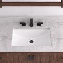 Signature Hardware White 20-7/8 x 14-1/8 in. Undermount Bathroom Sink 