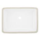 Signature Hardware White 20-7/8 x 14-1/8 in. Undermount Bathroom Sink 