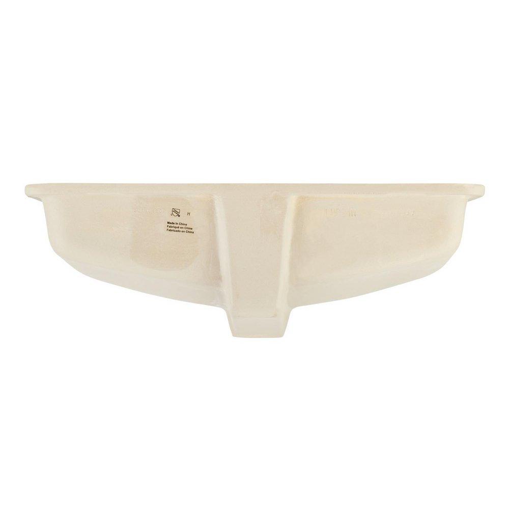 Signature Hardware White 20-7/8 x 14-1/8 in. Undermount Bathroom Sink 