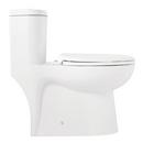 Signature Hardware White 1.28 gpf Elongated One Piece ADA Compliant Toilet 