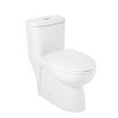Signature Hardware White 1.28 gpf Elongated One Piece ADA Compliant Toilet 