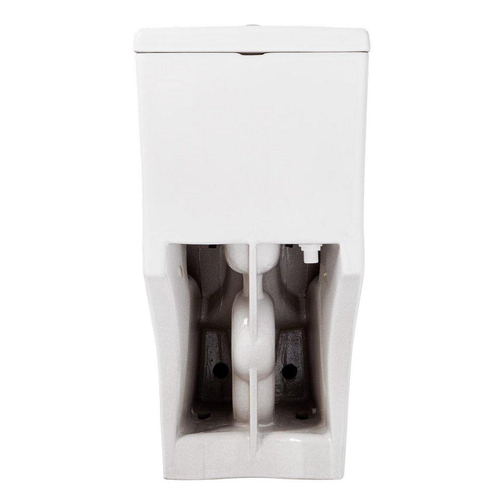 Signature Hardware White 1.28 gpf Elongated One Piece ADA Compliant Toilet 