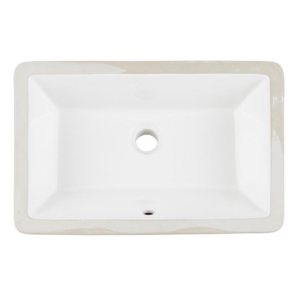 Signature Hardware White Undermount Basin 
