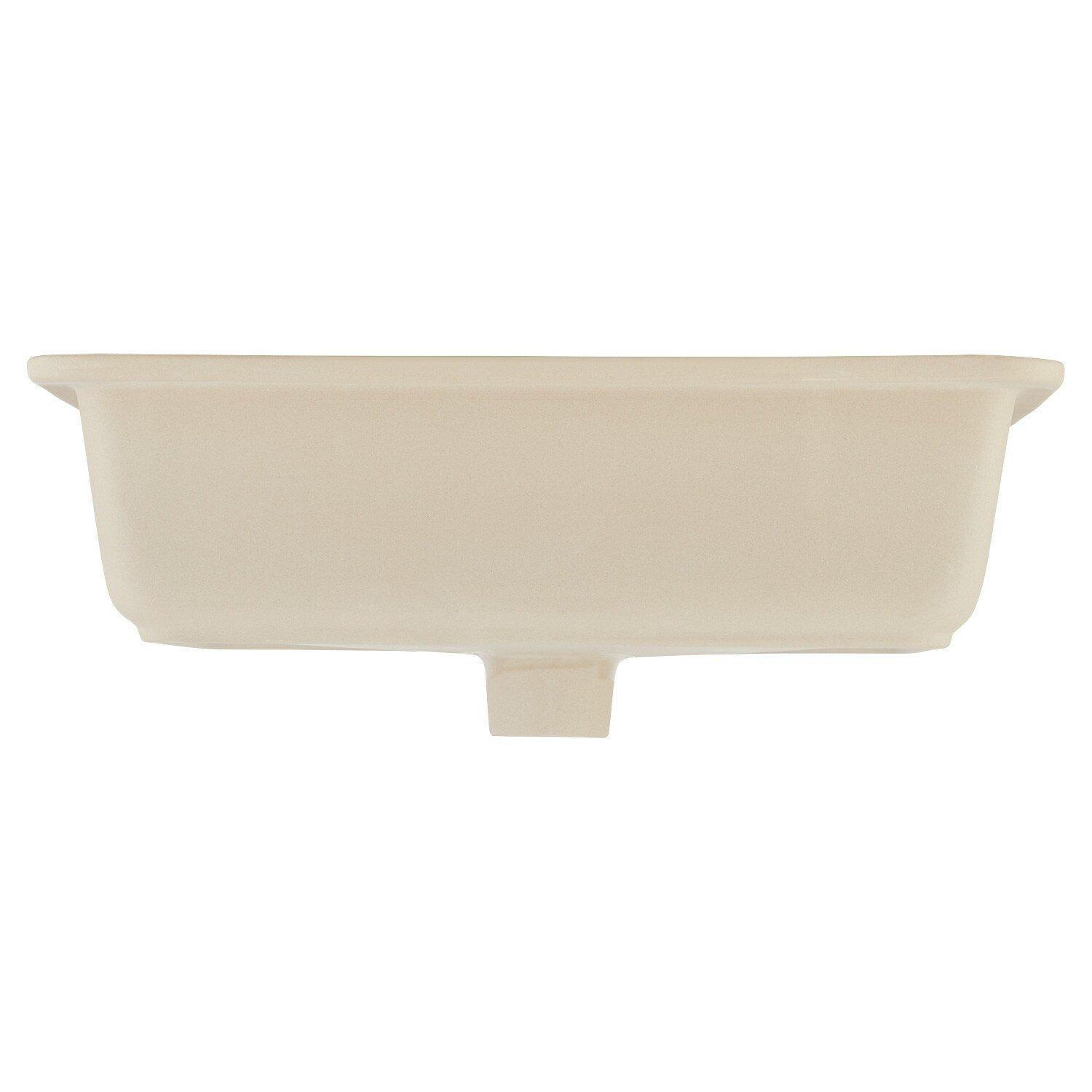Signature Hardware White Undermount Bathroom Sink 