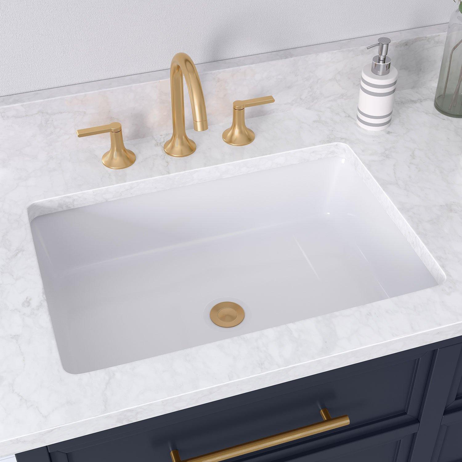 Signature Hardware White Undermount Bathroom Sink 