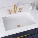 Signature Hardware White Undermount Bathroom Sink 