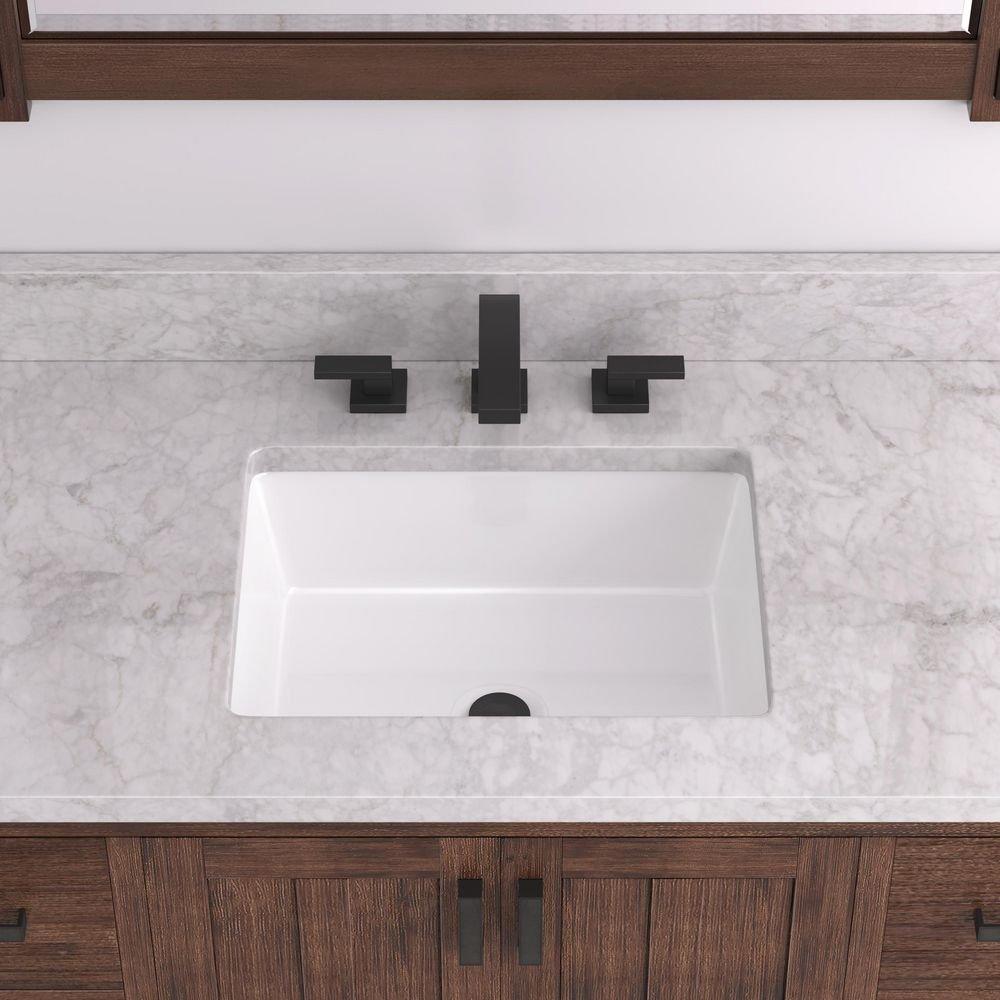 Signature Hardware White Undermount Bathroom Sink 