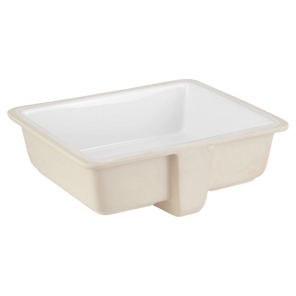 Signature Hardware White Undermount Bathroom Sink 