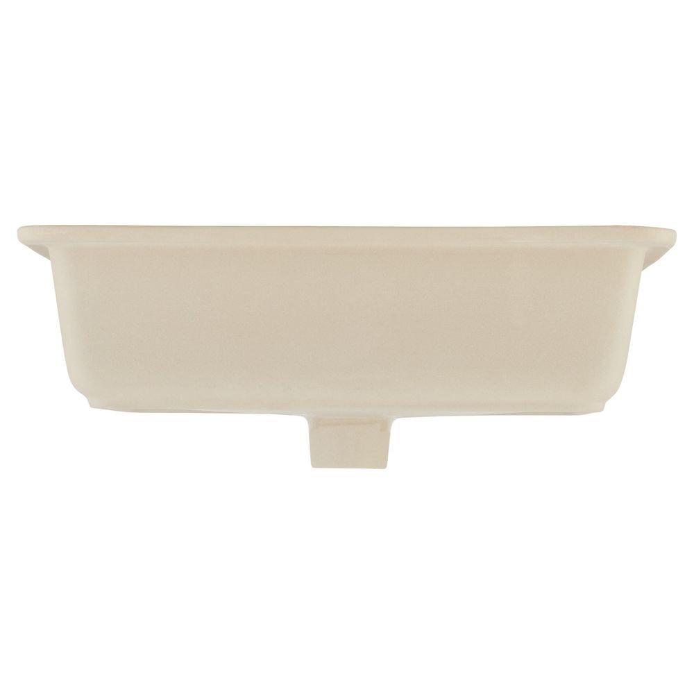 Signature Hardware White Undermount Bathroom Sink 