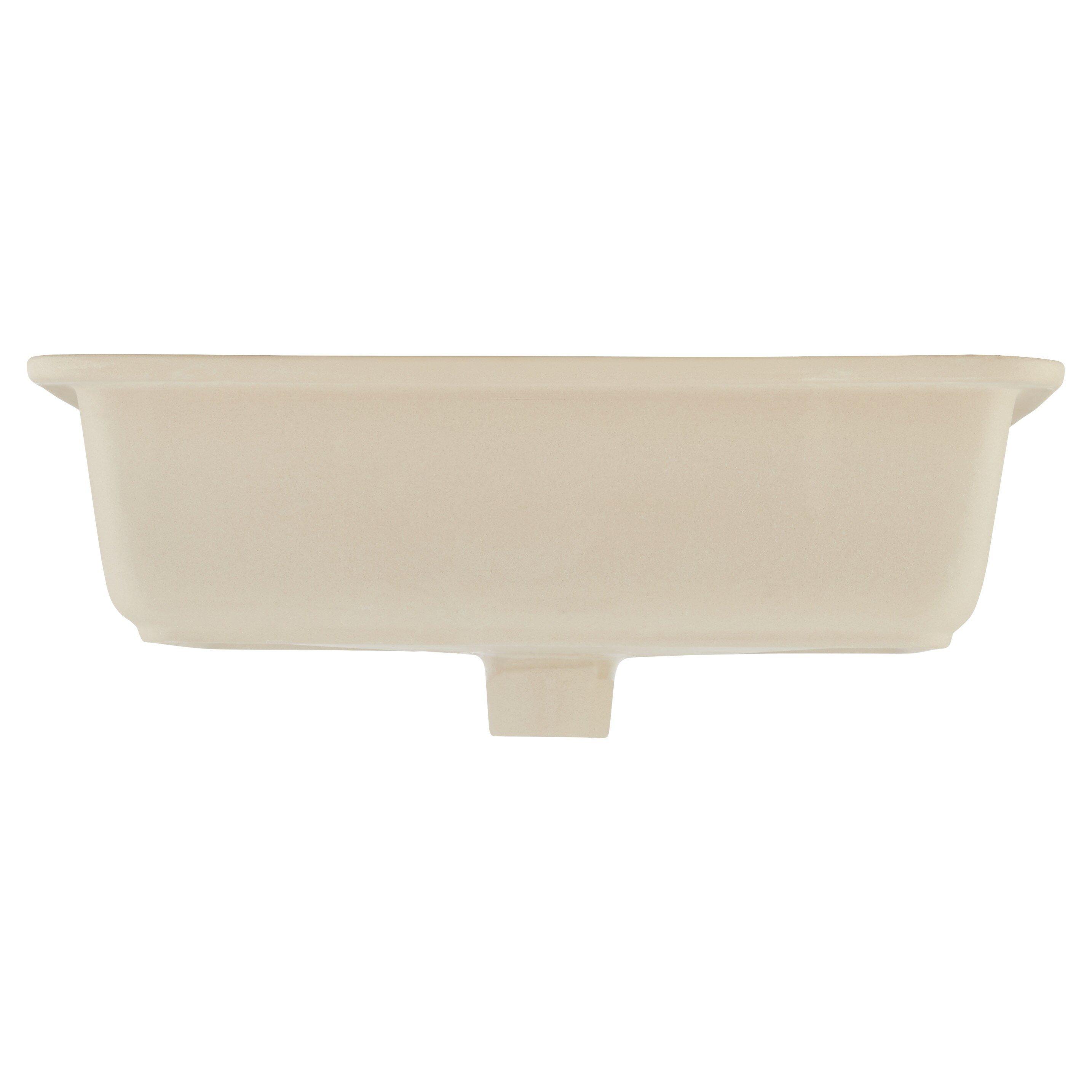 Signature Hardware White Undermount Bathroom Sink 