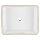 Signature Hardware White 20 in. Rectangular Undermount Basin 