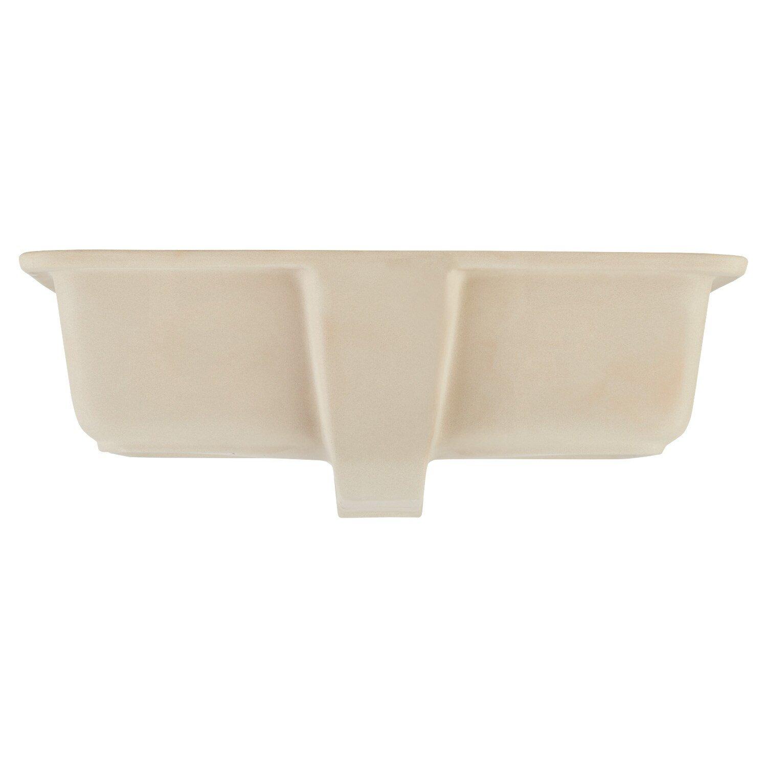 Signature Hardware White Undermount Bathroom Sink 