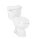 1.28 gpf Elongated One Piece ADA Compliant Toilet with Seat in White