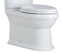 Elongated Toilet Bowl in White